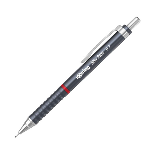 Creion mecanic 0.7mm tikky 3 gri retro rotring [1]