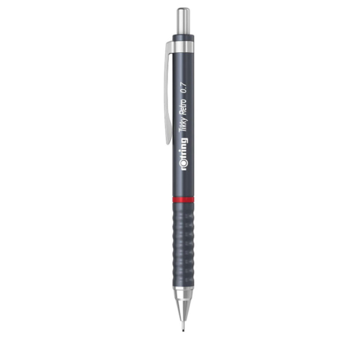 Rechizite Școlare - Creion mecanic 0.7mm tikky 3 gri retro rotring