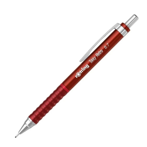 Creion mecanic 0.7mm tikky 3 rosu retro rotring [1]