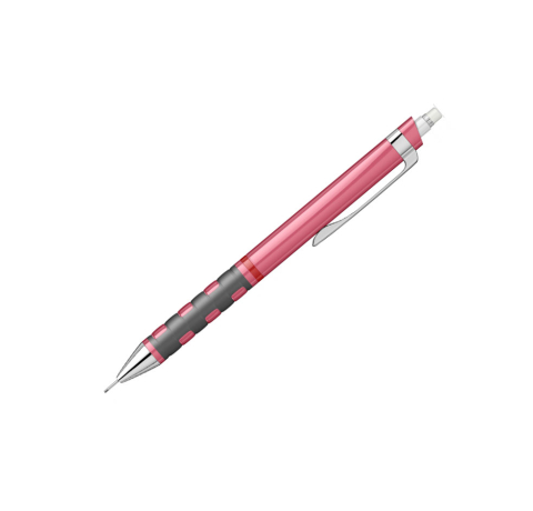Creion mecanic 0.7mm tikky 3 roz sidefat rotring [2]
