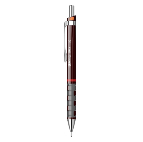 Rechizite Școlare - Creion mecanic 0.9/1.0mm tikky 3 burgundi rotring