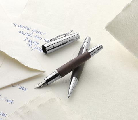 Creion mecanic 1.4 mm e-motion pearwood/maro inchis faber-castell [2]