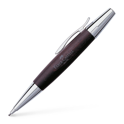 Rechizite Școlare - Creion mecanic 1.4 mm e-motion pearwood/maro inchis faber-castell