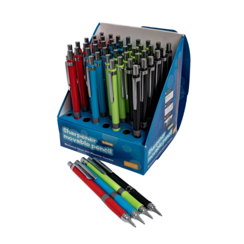 Creioane Grafit, Creioane Mecanice si Ascutitori - Creion mecanic CNX Baiku TY-0510, 0.7mm, grip cauciucat, cu guma de sters