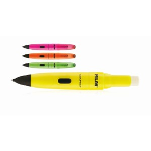 Rechizite Școlare - Creion mecanic compact fluo milan 0.9 185016920 20 buc