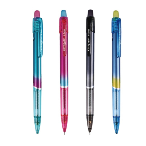 Creioane Grafit, Creioane Mecanice si Ascutitori - Creion mecanic Keyroad KR990089B, 0.7mm, corp plastic diverse culori