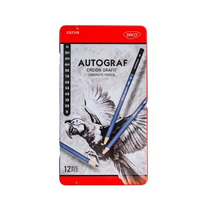 Rechizite Școlare - Creion negru 6h-8b autograf daco cg7312 
