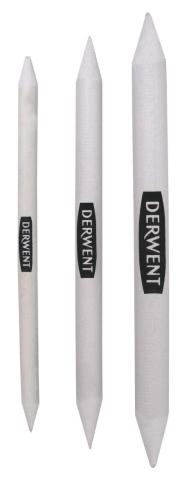 Creion pentru amestec si estompare alb 3/set derwent academy professional [1]