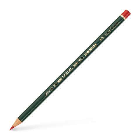 Rechizite Școlare - Creion permanent rosu castell document 9609 faber-castell