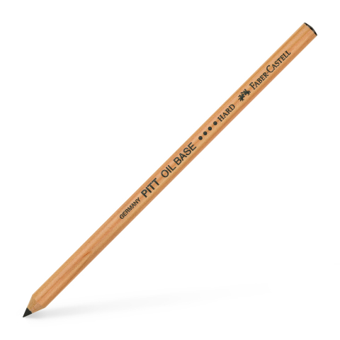Rechizite Școlare - Creion ulei pastel pitt negru dur faber-castell