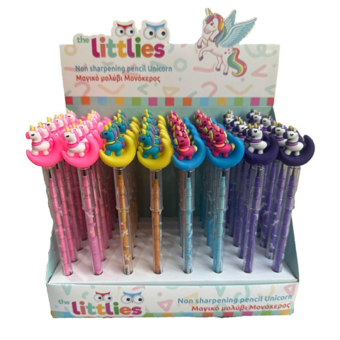 Rechizite Școlare - Creion varfuri Unicorn The Littlies   