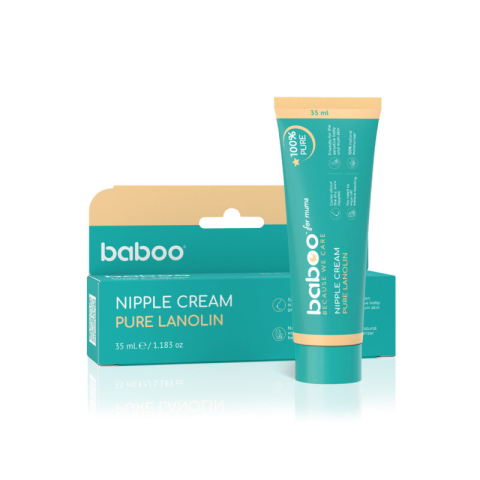 Diversificare si Ingrijire Bebe - Crema pentru mameloane cu lanolina pura 35 ml baboo