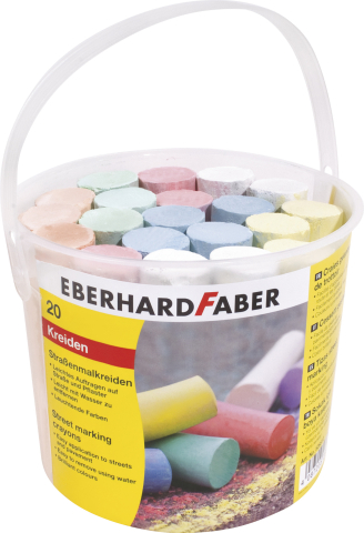 Rechizite Școlare - Creta 20 buc desen asfalt galetusa eberhard faber