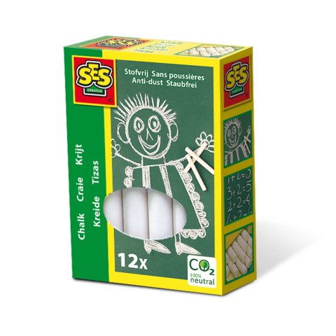 Lichidare stoc - Totul la 9.90 Lei - Creta alba 12 bucati, copii varsta 