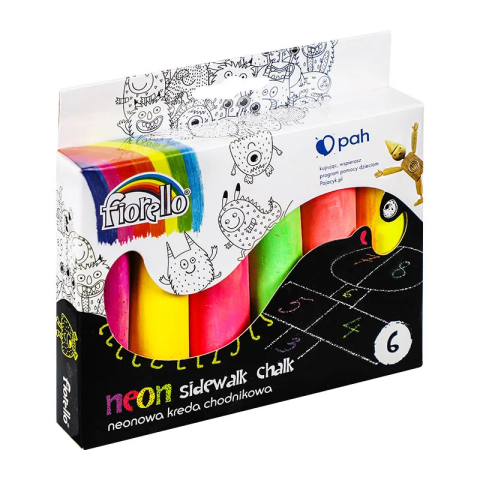 Creta color Fiorello Jumbo 170-2599, pentru asfalt, set 6 buc [1]
