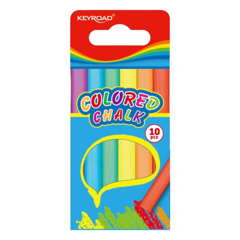 Creta color Keyroad KR971591, 5 culori, set 10 buc [1]