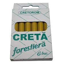 Birotică și Papetărie - Creta forestiera galbena 6/cut