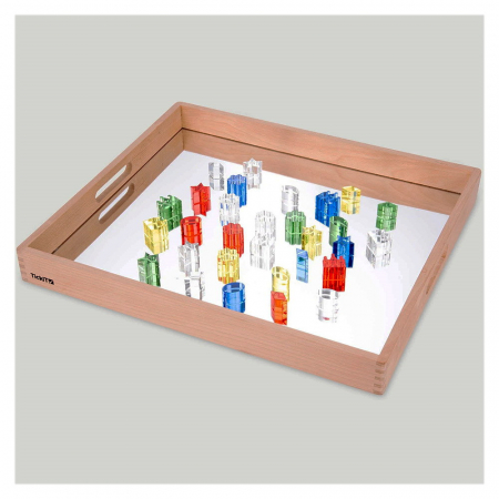Cristale colorate transparente, set 30 de piese, TickiT, 3-8 ani [5]