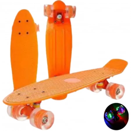 Cruise Penny Board pentru copii - skateboard mini cruiser Portocaliu. [0]