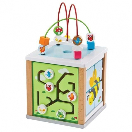 Jucării și Jocuri pentru copii - Cub cu 5 activitati- Lelin