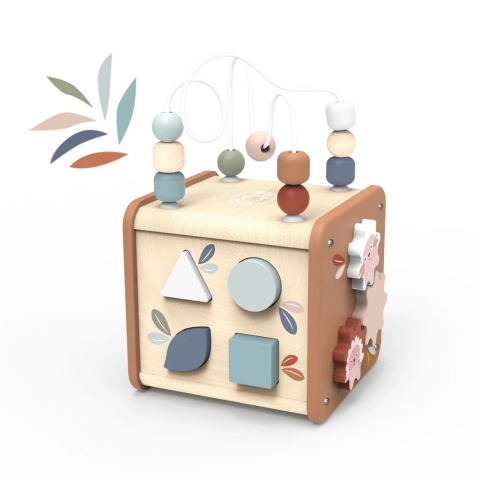 Jucării STEM, Știință şi Experimente - Cub educativ 5â€‘inâ€‘1, Speedy Monkey pentru Baiat, Fata varsta 1 - 3, 3 - 6