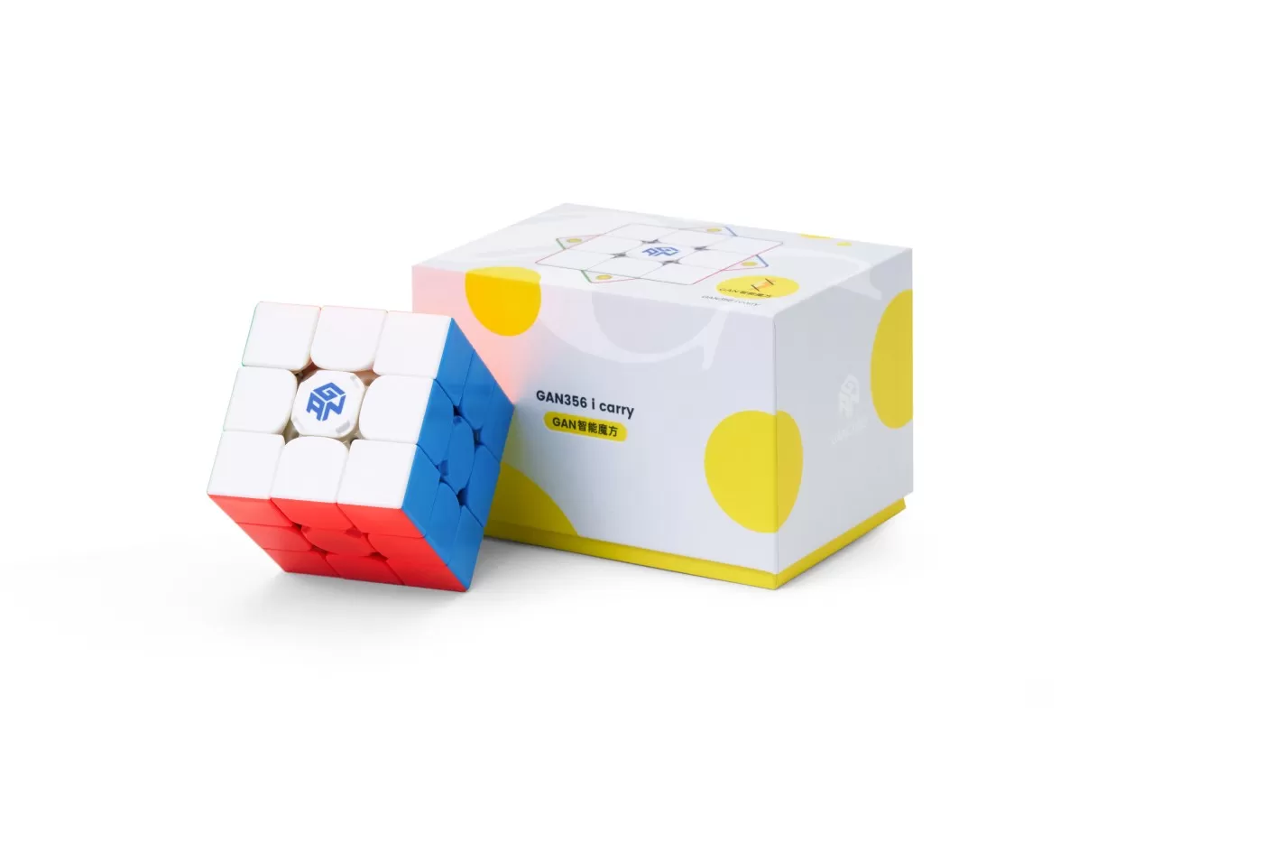 Cub Rubik si Cuburi Logice - Cub gan 356 i carry magnetic cu aplicatie, varsta de la 6 ani la +15 ani