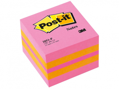 Birotică și Papetărie - Cub Notes adeziv Post-itNeon 51