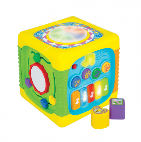 Cub pentru activitati cu sunete pentru bebelusi, winfun, varsta de la 9 luni la 3 ani [3]