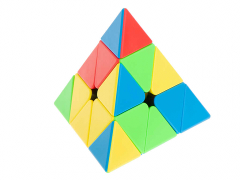 Cub Rubik 3x3x3 Moyu Pyraminx Stickerless - Joc de Inteligenta