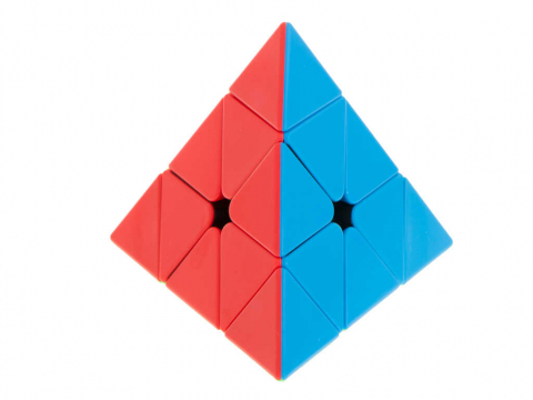 Cub Rubik 3x3x3 Moyu Pyraminx Stickerless - Joc de Inteligenta [4]