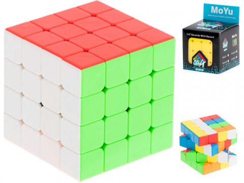 Joc educativ Cub Rubik 4x4 MoYu - Micostore.ro.