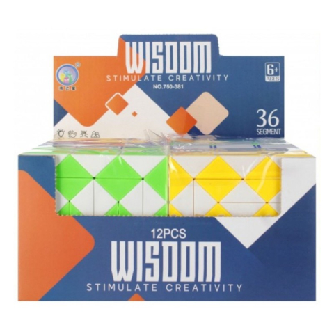 Jucării și Jocuri pentru copii - Cub rubik MegaCreative, 531430, 10x10cm, diverse culori, 36 segmente