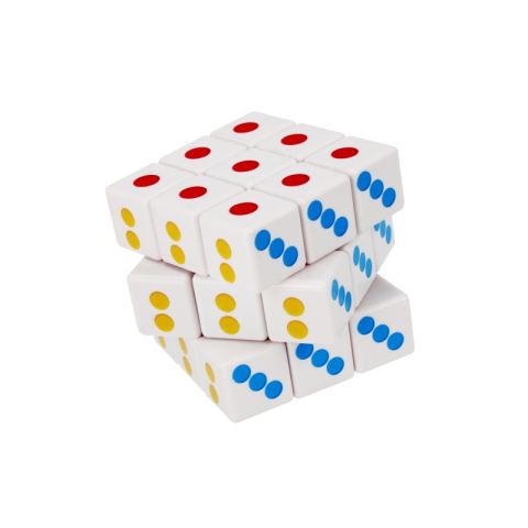 Jucării și Jocuri pentru copii - Cub Rubik MegaCreative Magic cube, model zar, 6+ ani, 474339