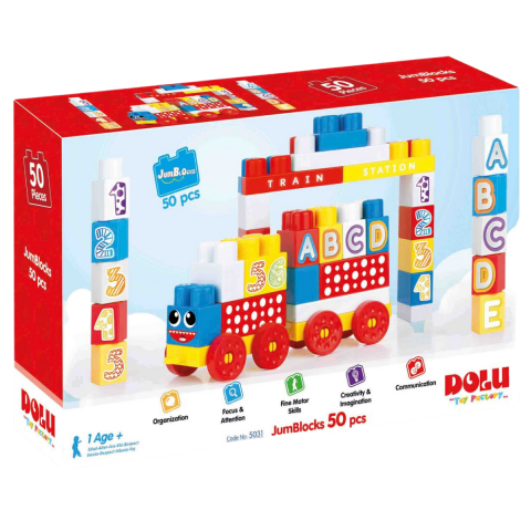 Cuburi de construit din plastic - 50 piese [2]