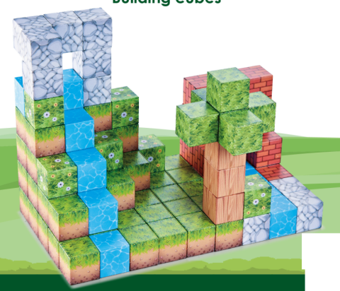 Cuburi magnetice - In natura 104 piese (2.5 cm) [3]