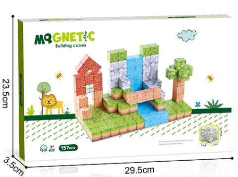 Cuburi magnetice - In natura 157 piese (2.5 cm) [1]