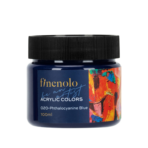 Culori acrilice 100ml albastru phtalo finenolo deli [0]