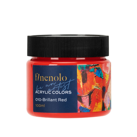 Culori acrilice 100ml rosu finenolo deli [0]