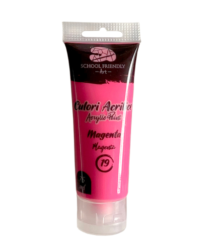 Markere POSCA, Carioci, Creioane si Vopsea Acrilica - Culori acrilice 75ml magenta premium sf art pigna