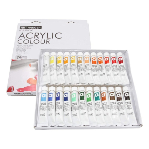 Art & Craft si Artizanat - Culori acrilice Magi-Wap, 24 culori x 12ml, EA2412C