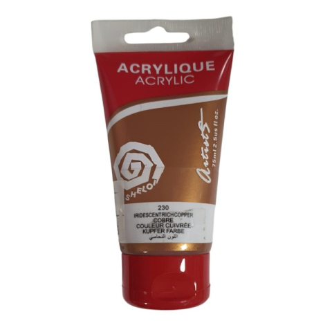 Art & Craft si Artizanat - Culori acrilice Magi-Wap, 75ml, bronz iridescentrich copper, LA75T-230
