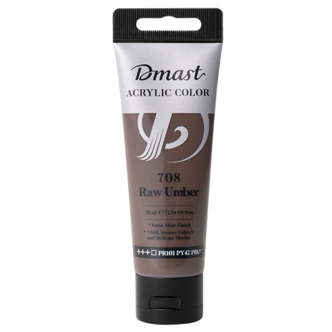 Culori acrilice profesionale 75ml maro umbra 708 dmast by pebeo [0]
