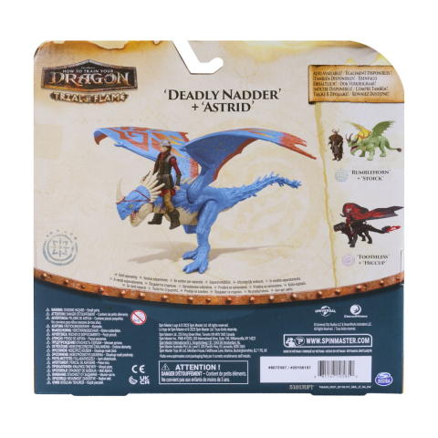 Cum sa iti dresezi dragonul incercarea flacarii set dragon deadly nadder si figurina astrid [5]