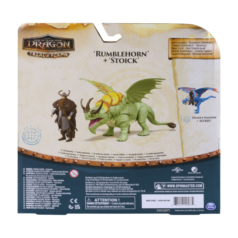Cum sa iti dresezi dragonul incercarea flacarii set dragon rumblehorn si figurina stoick [5]