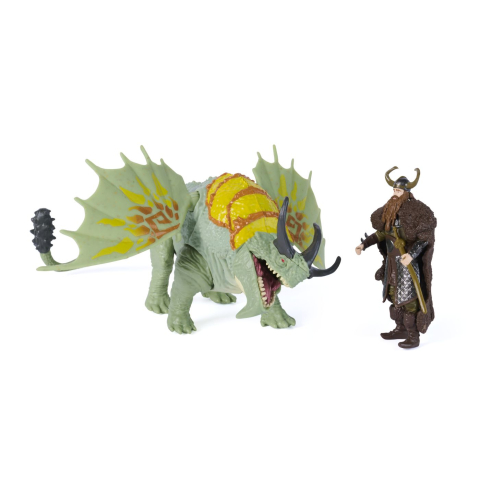 Cum sa iti dresezi dragonul incercarea flacarii set dragon rumblehorn si figurina stoick [2]