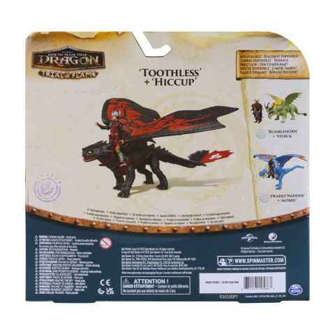 Cum sa iti dresezi dragonul incercarea flacarii set dragon tootless si figurina hiccup [5]