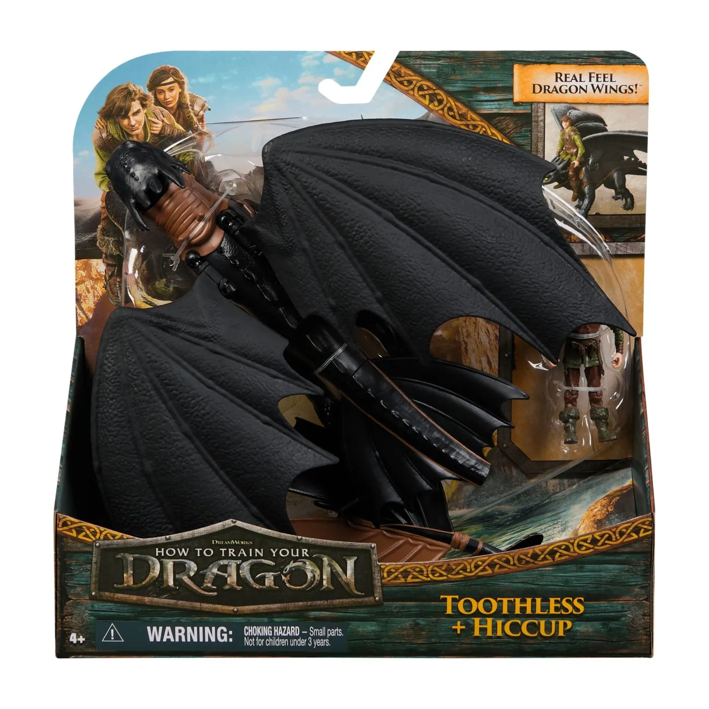 Jucării și Jocuri pentru copii - Cum sa iti dresezi dragonul set dragon toothless si figurina viking hiccup, copii 4 ani-8 ani