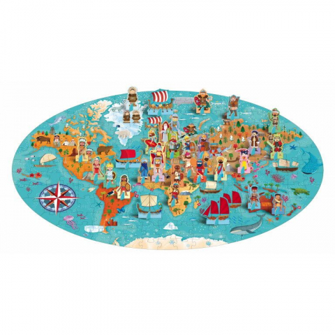 Cunoaste si exploreaza - Puzzle Civilizatii antice (200 piese) [3]