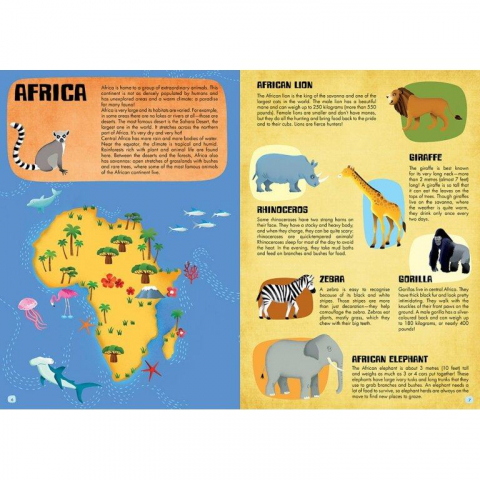 Cunoaste si exploreaza -  Puzzle Lumea animalelor (200 piese) [2]