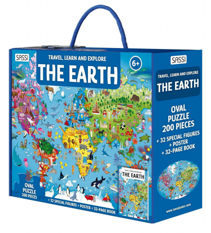 Cunoaste si exploreaza - Puzzle Planeta Pamant (200 piese) [2]
